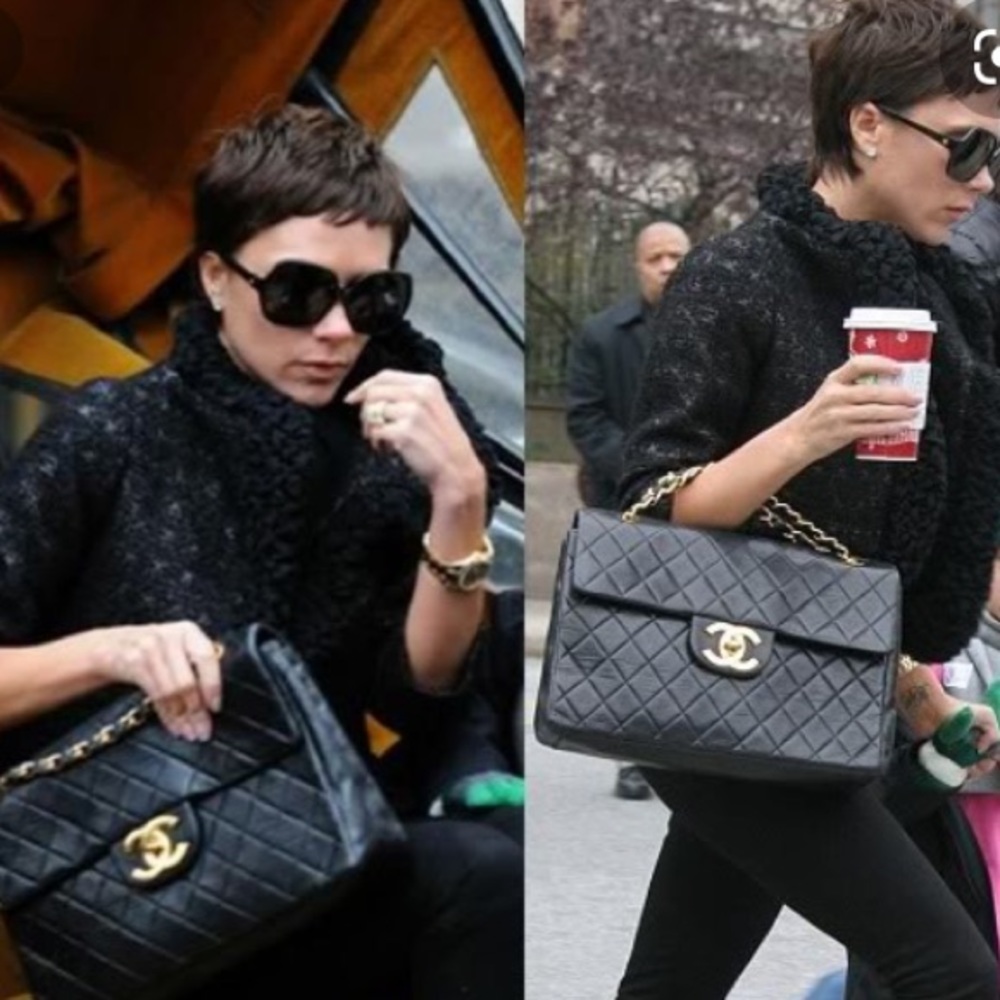 Chanel Vintge Jumbo Single Flap